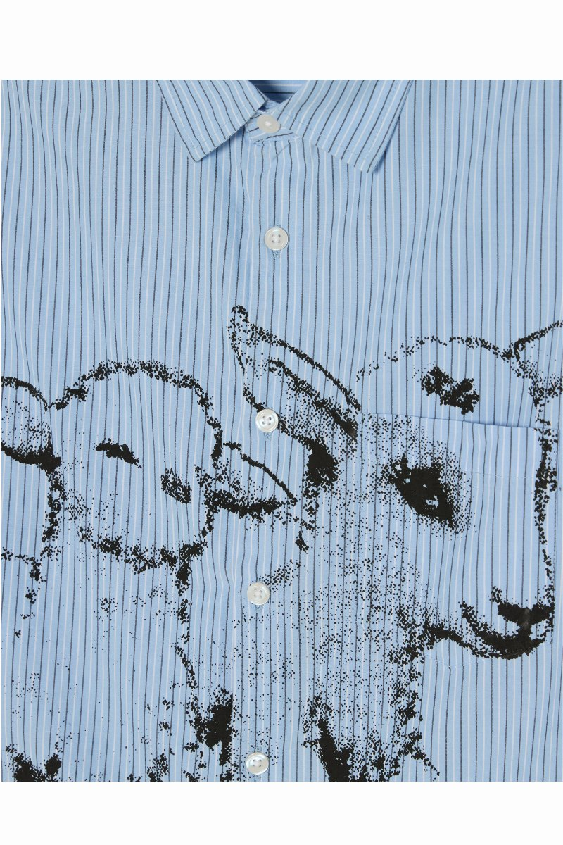 OBEY BILLY WOVEN L/S Light Blue