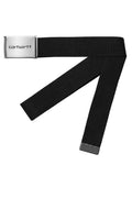 CARHARTT WIP CLIP BELT Chrome / Black