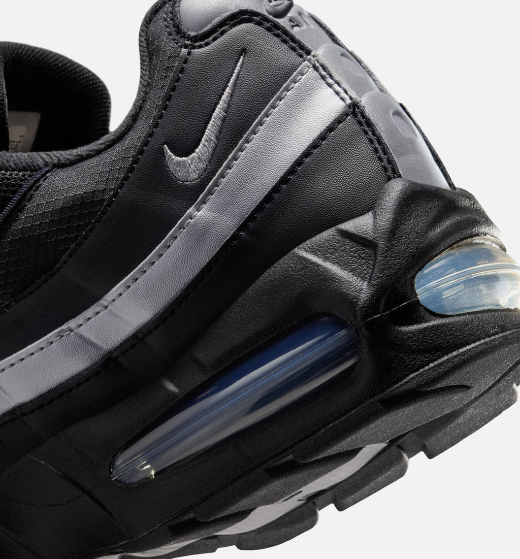 Air Max 95 Big Bubble OG Reflective Accents - Men's Lifestyle Shoe (Black/Black/White/Metallic Silver)
