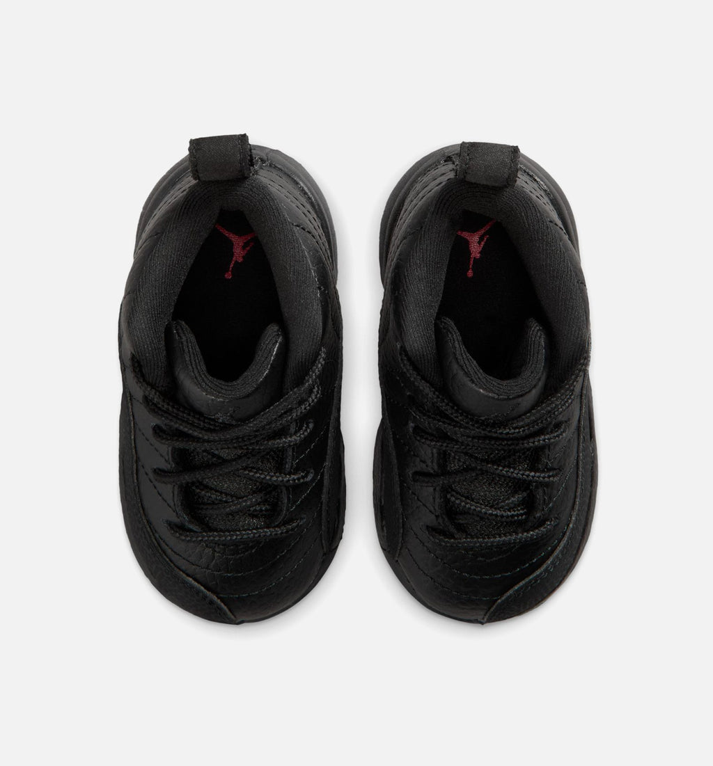 Air Jordan 12 Retro Bloodline | Infant/Toddler Lifestyle Shoe | Black/University Red