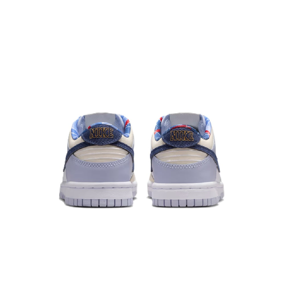 Big Kid's Nike Dunk Low White/Midnight Navy-White (IH7343 141)