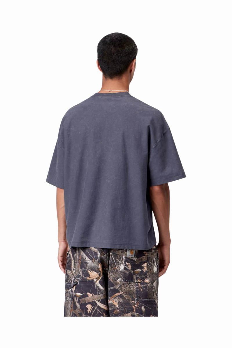 CARHARTT WIP LAMBERT T-SHIRT Dark Navy Moon