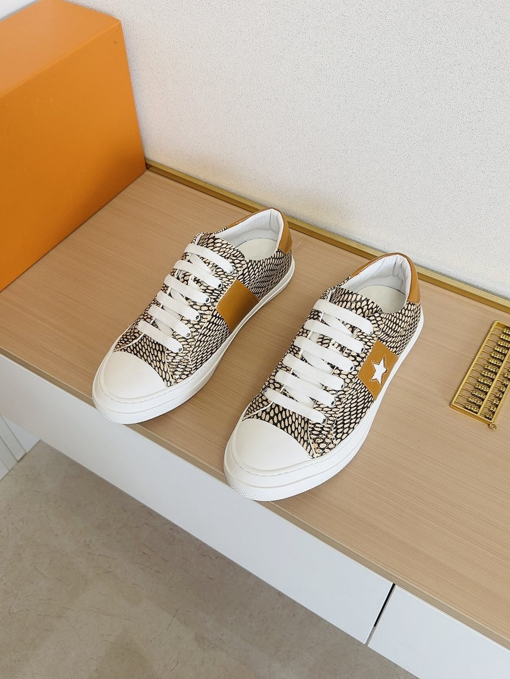 Louis Vuitton Men's Star-Panel Low-Top Sneakers