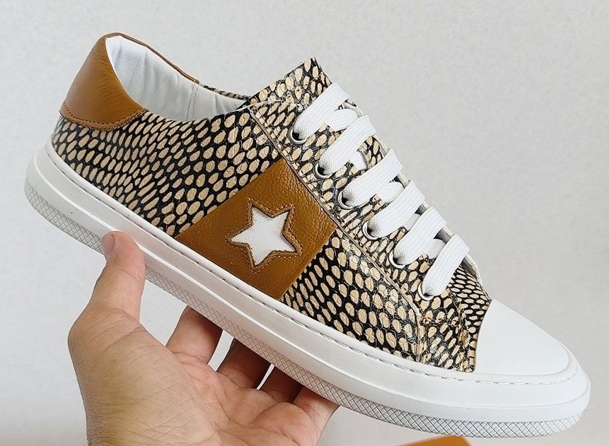 Louis Vuitton Men's Star-Panel Low-Top Sneakers