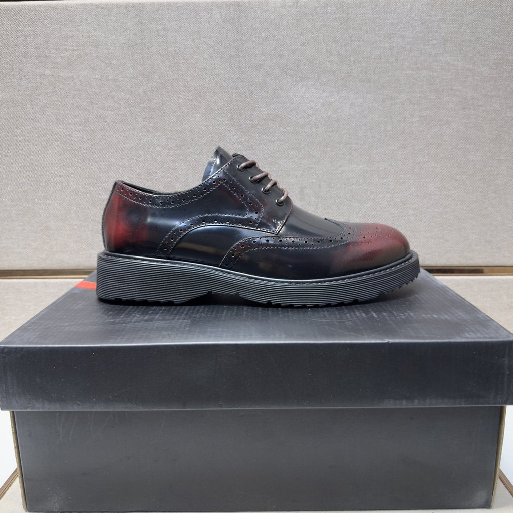 Prada Wingtip Lace-Up Shoes