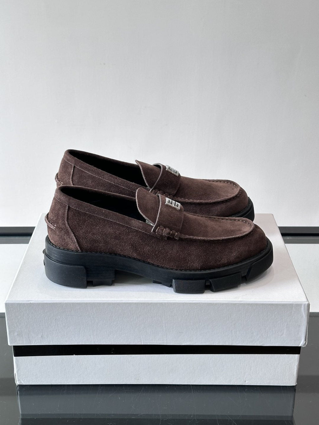 Givenchy Men's Metal-Accent Lug Sole Loafers