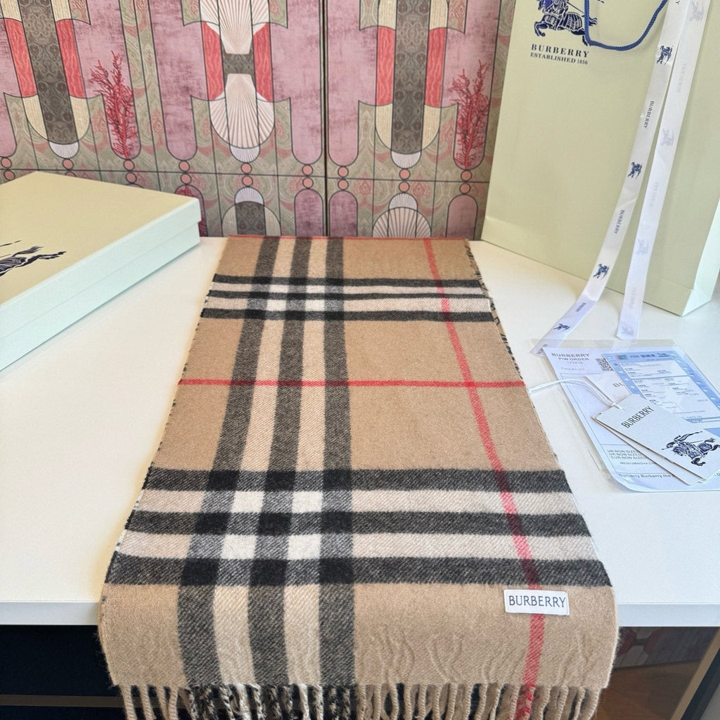 Burberry Reversible Check Monogram Scarf