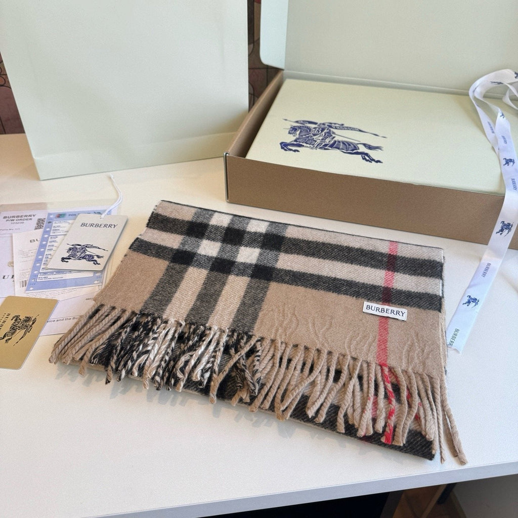 Burberry Reversible Check Monogram Scarf