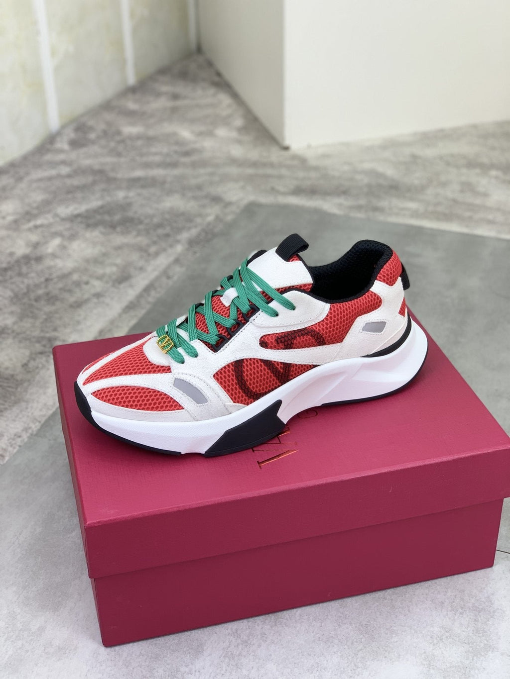 Valentino VLogo Mesh Low-Top Sneakers