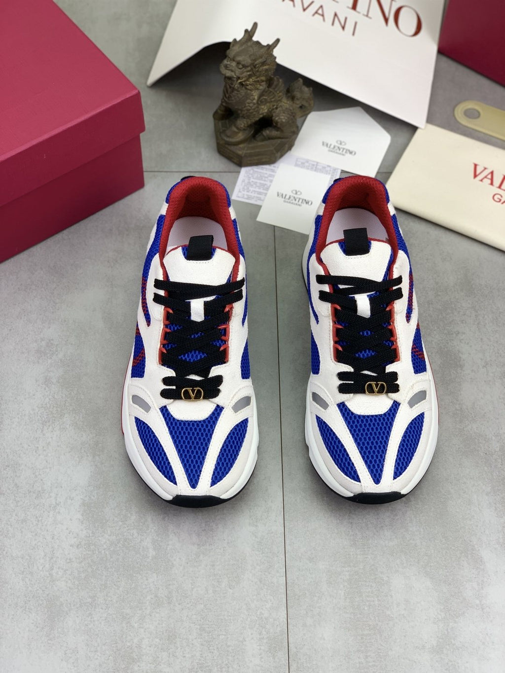 Valentino VLogo Mesh Low-Top Sneakers